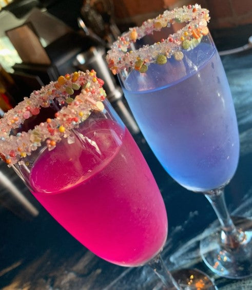 Snowy River Pink Cocktail Glitter, cocktail glitter, natural drink