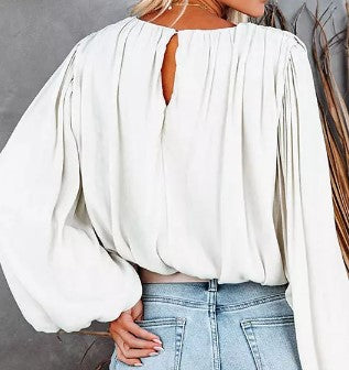 White Long Sleeve Top - Premium  from Ida Louise Boutique - Just $48! Shop now at Ida Louise Boutique