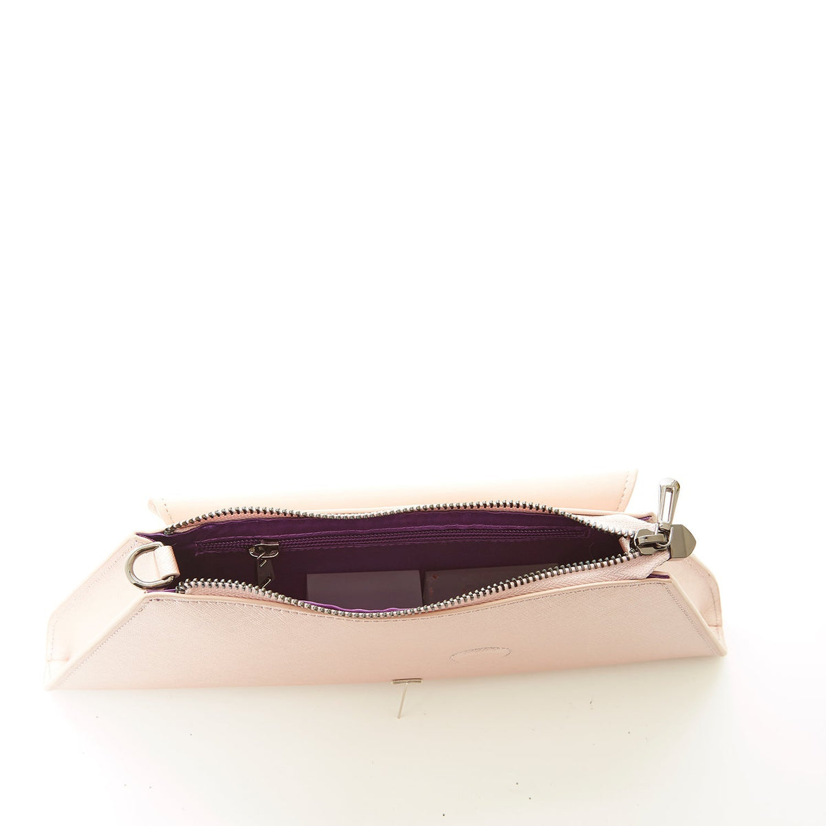 Angelica Rose Gold Metallic Clutch - Premium Clutch from SUSU - Just $135! Shop now at Ida Louise Boutique
