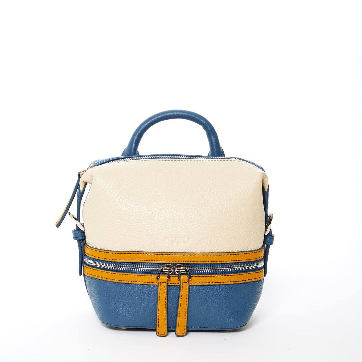 Ashley Small Off White Leather Backpack - Premium Backpack from SUSU - Just $295! Shop now at Ida Louise Boutique