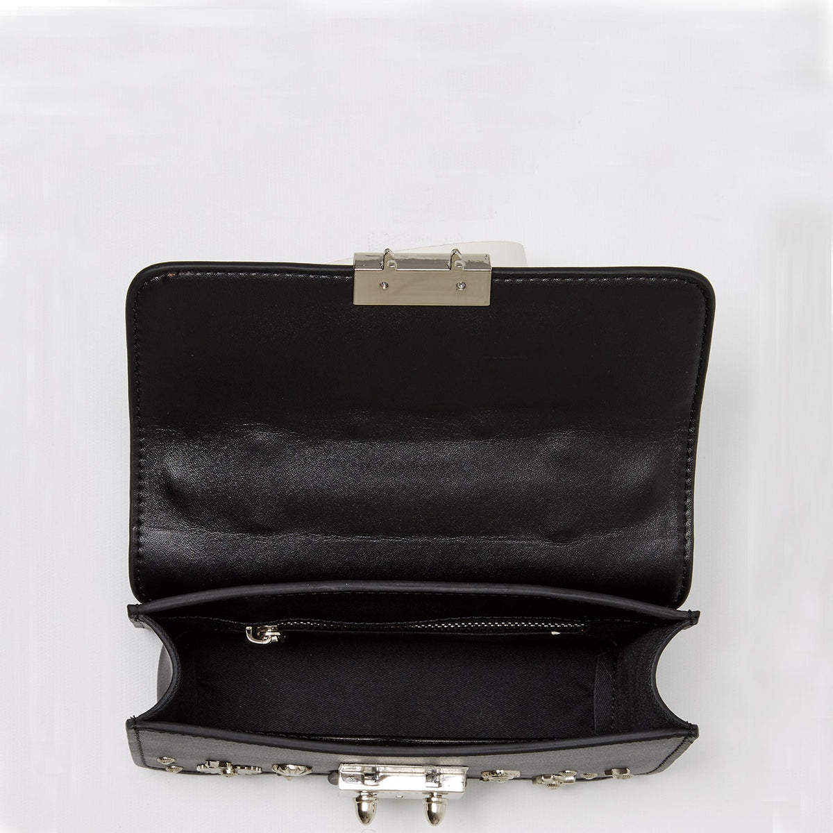The Hollywood Studded Leather Crossbody Black - Premium Handbag from SUSU - Just $295! Shop now at Ida Louise Boutique