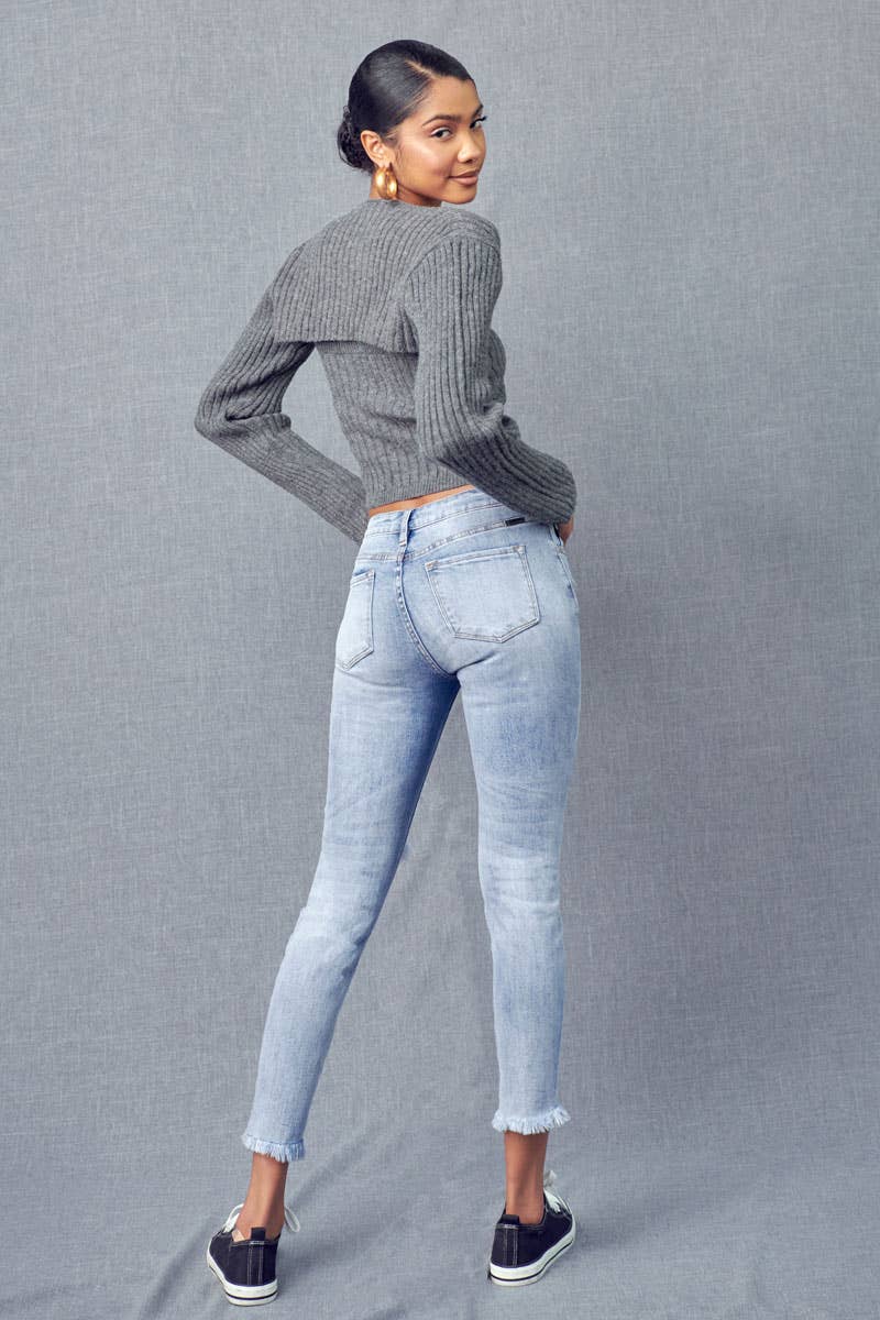 KanCan Mid Rise Skinny Jeans - Premium Jeans from Kan Can USA - Just $64! Shop now at Ida Louise Boutique