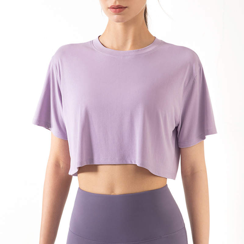 Purple Crop Life Top - Premium Top from Ida Louise Boutique - Just $12! Shop now at Ida Louise Boutique