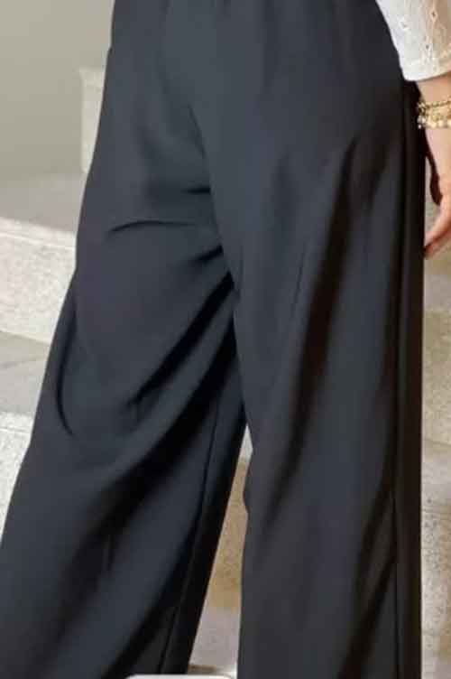 Black Tie Paper Bag Pants - Premium Pants from Ida Louise Boutique - Just $50! Shop now at Ida Louise Boutique