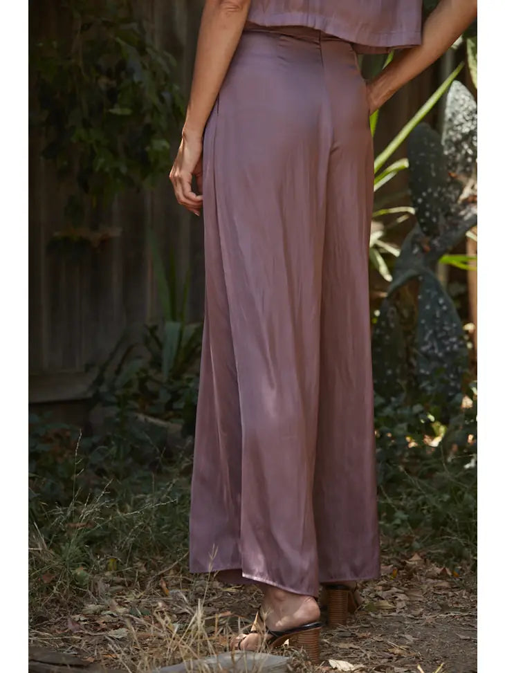 Fairy Plum Wide Leg Pants - Premium Bottoms from By Together - Just $70! Shop now at Ida Louise Boutique