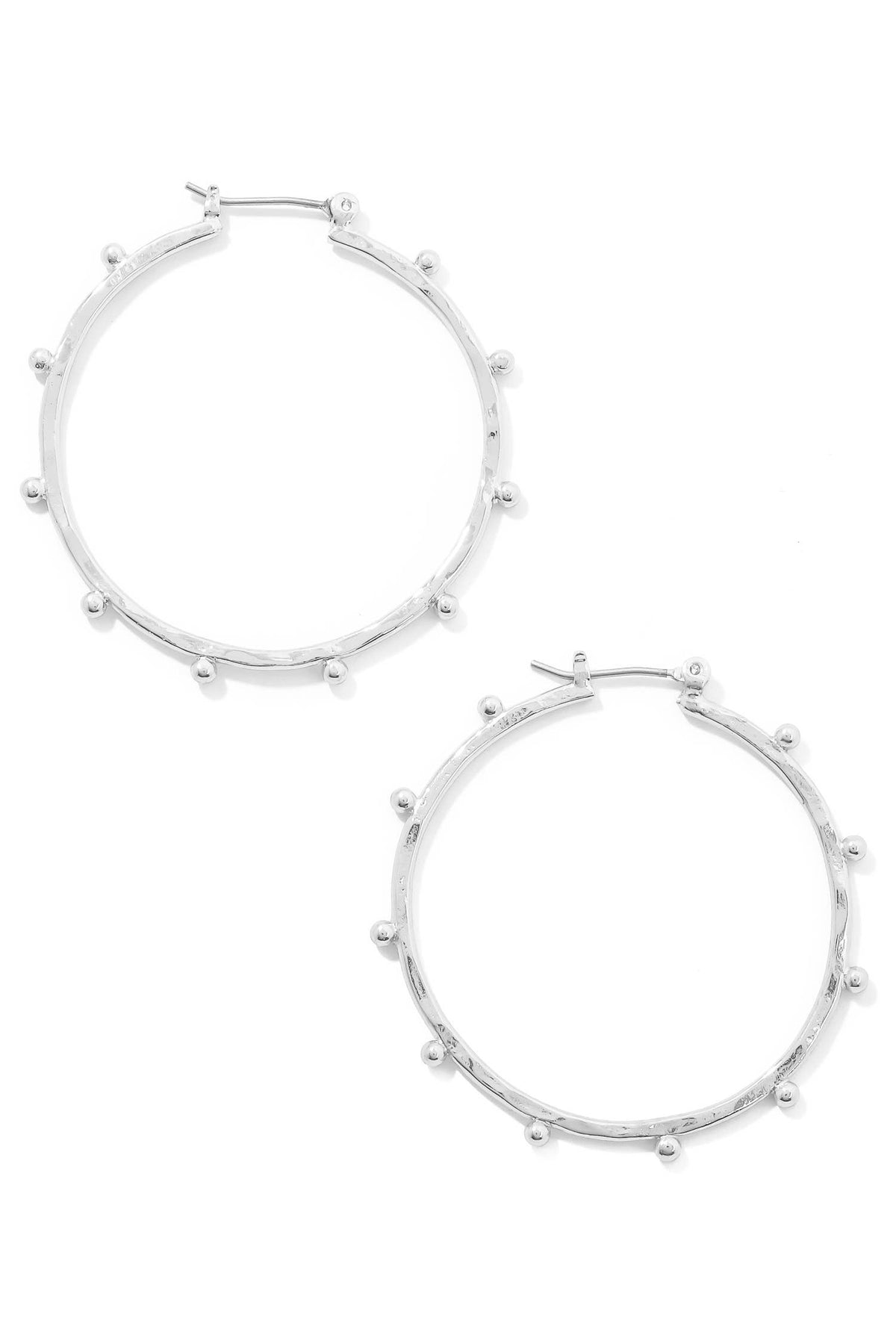 Mini Ball Studs Latch Hoop Earrings - Premium Apparel & Accessories from Anarchy Street - Just $15! Shop now at Ida Louise Boutique
