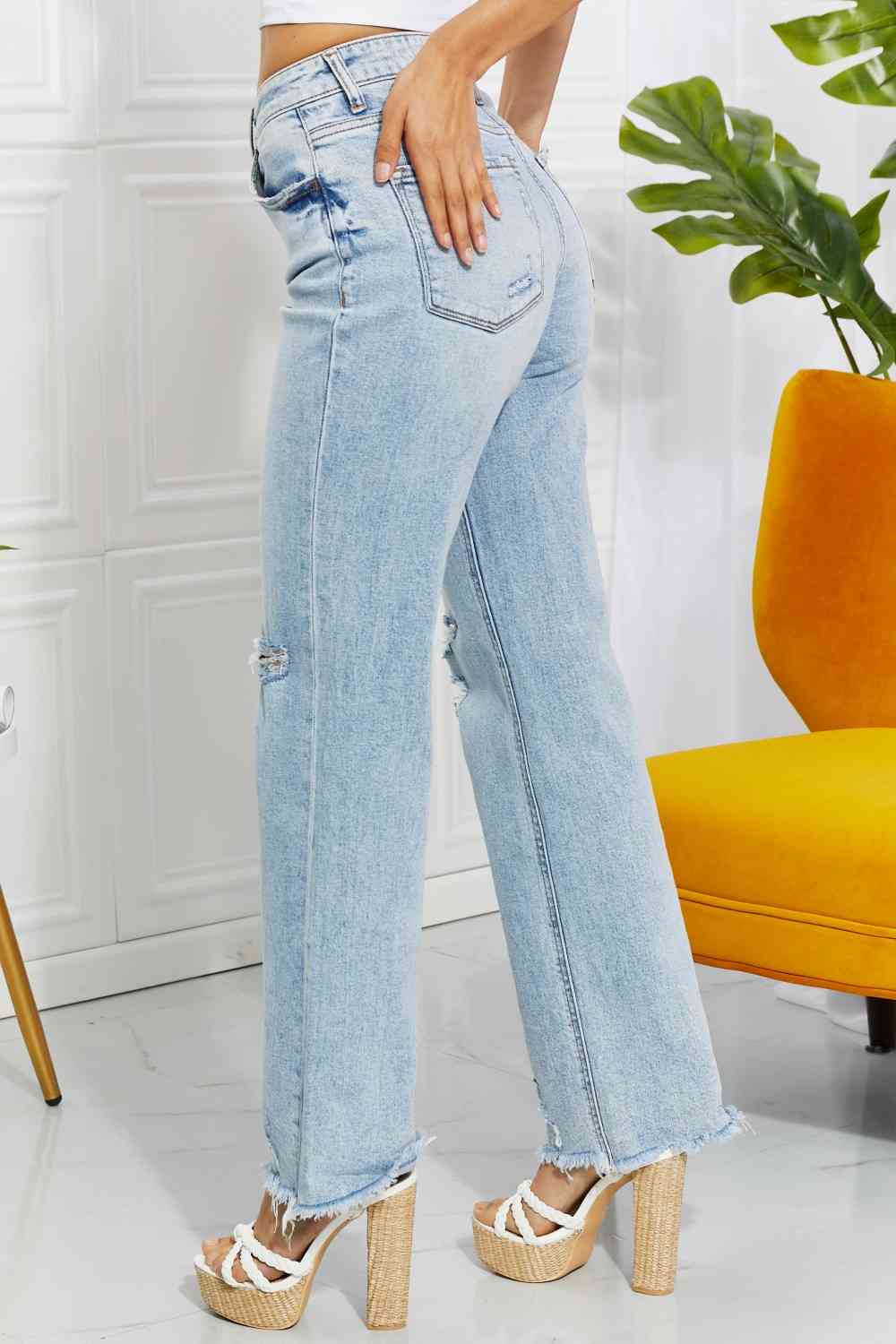 Vervet by Flying Monkey Full Size Allie 90's Dad Jean - Premium Jeans from Trendsi - Just $74! Shop now at Ida Louise Boutique