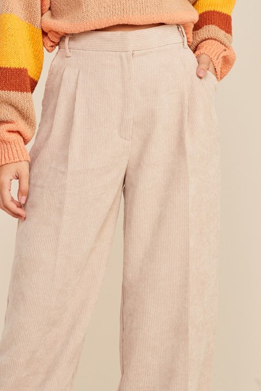 Highwaist Corduroy Pants - Premium Pants from Ida Louise Boutique - Just $52! Shop now at Ida Louise Boutique