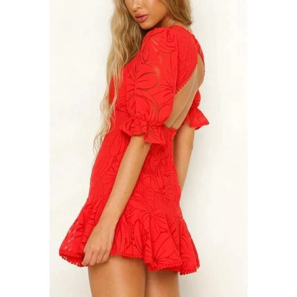 Briggette Red with Envy Dress - Premium dresses from Saints & Secrets - Just $64! Shop now at Ida Louise Boutique