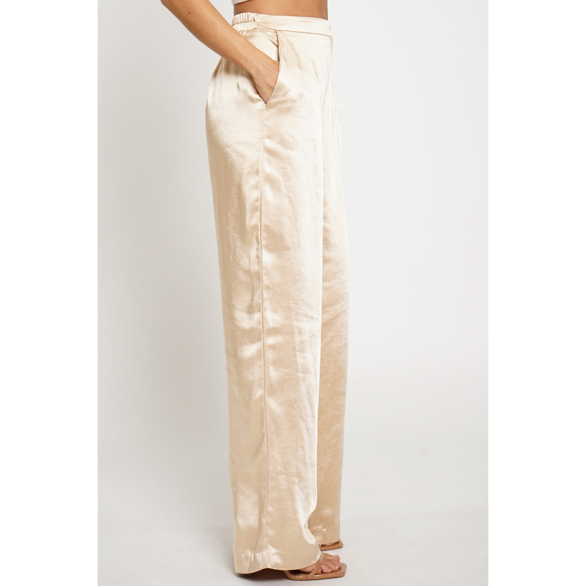 Champagne Is In the Air Trousers - Premium Apparel & Accessories from Sans Souci - Just $50! Shop now at Ida Louise Boutique