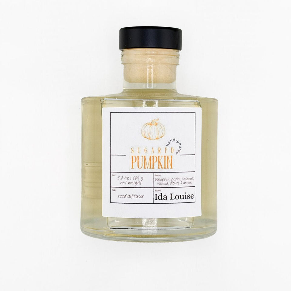 Ida Louise Sugared Pumpkin reed diffuser